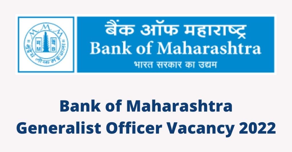 Bank Of Maharashtra Recruitment 2022 Apply Form 2