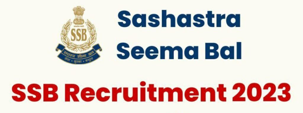 SSB ASI And SI Various Post Recruitment 2023 : 1656 Post Apply Form 1
