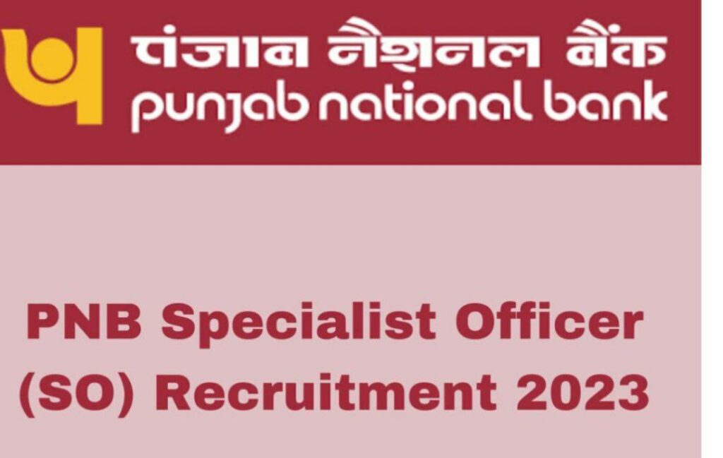PNB Bank SO Recruitment