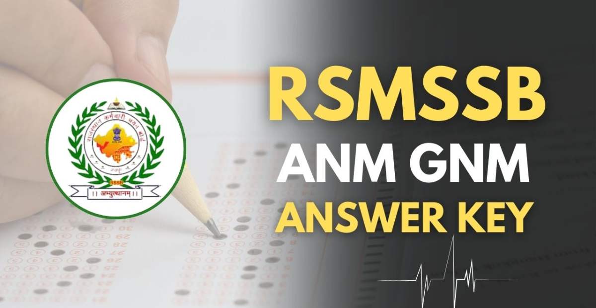 RSMSSB ANM, GNM Exam Answer Key