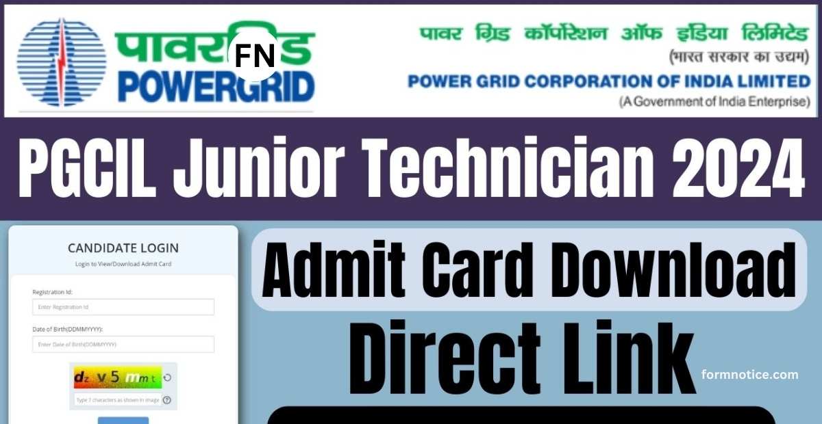 PGCIL Junior Technician Trainee Admit Card