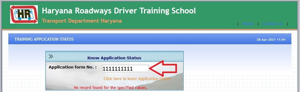 Haryana Heavy Vehicle Licence Online Apply 1