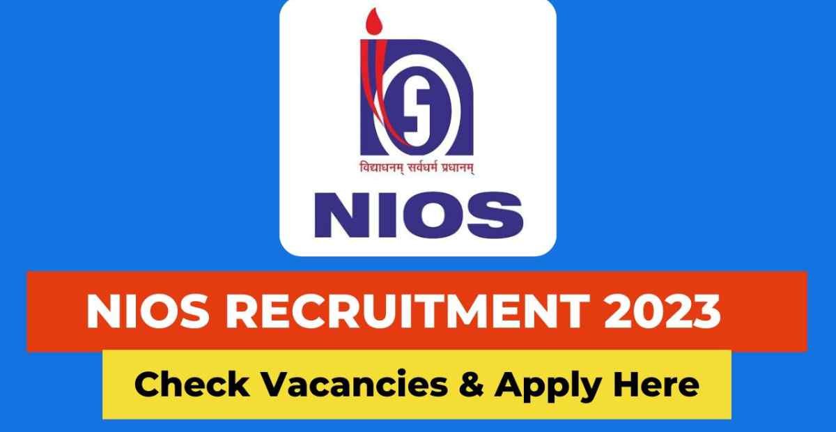 NIOS Recruitment