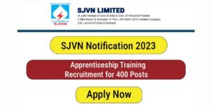SJVN Apprenticeship