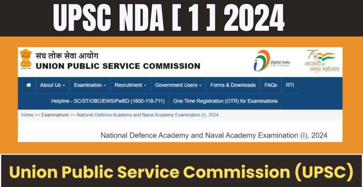 UPSC NDA 1 Vacancy Name Wise Result Out Check Here Form Notice