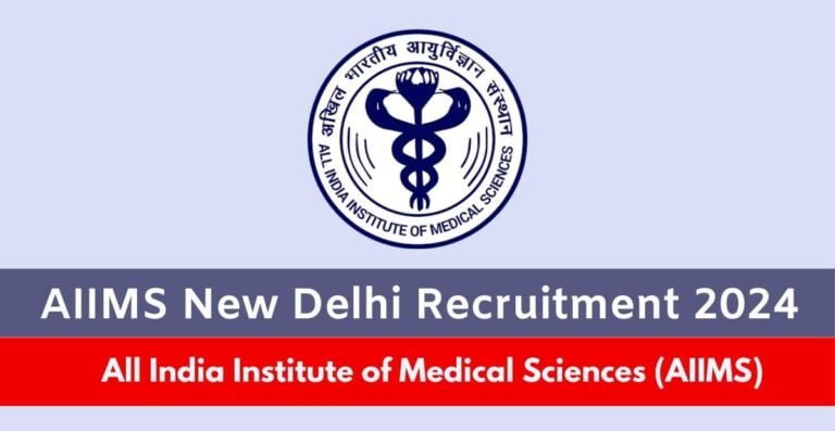 AIIMS New Delhi Recruitment 2024 Notice Out Apply Online Form Form Notice   AIIMS New Delhi Recruitment 768x397 