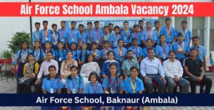 Air Force School Ambala Recruitment