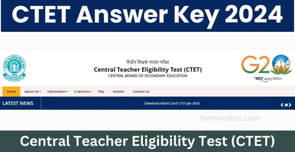 Ctet Answer Key Out Question Paper Pdf Marks Of Paper I And Paper Ii Key Challenge