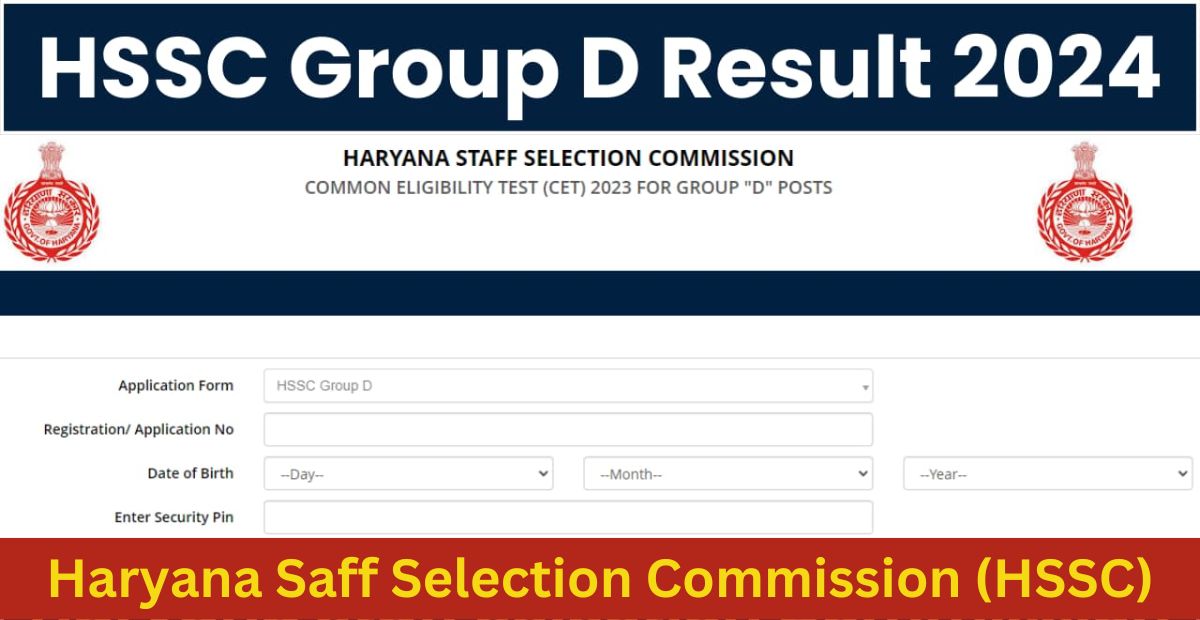 HSSC Group D Result 2024