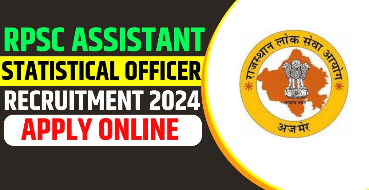 RPSC Assistant Statistical Officer Recruitment