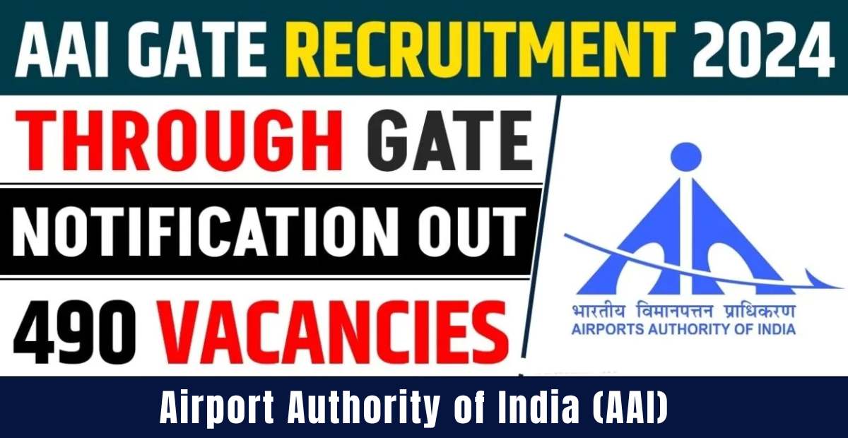 AAI Junior Executive Recruitment 2024 Through GATE Best Job