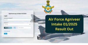 Air Force Agniveer Intake 012025 Result Out