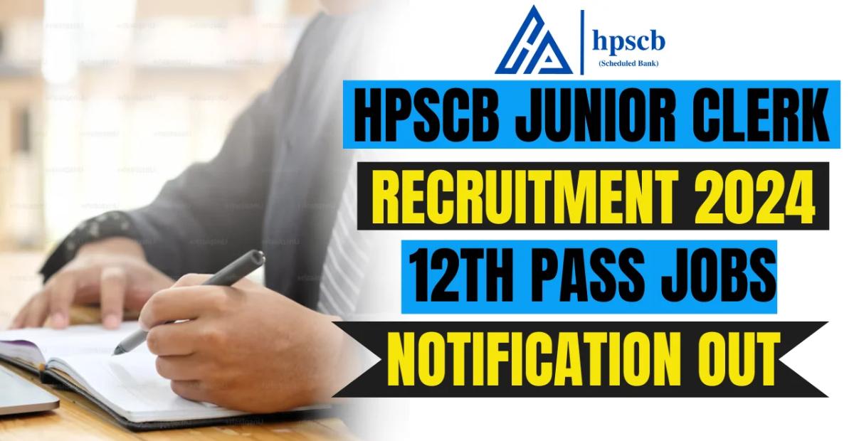 HPSCB Junior Clerk Recruitment