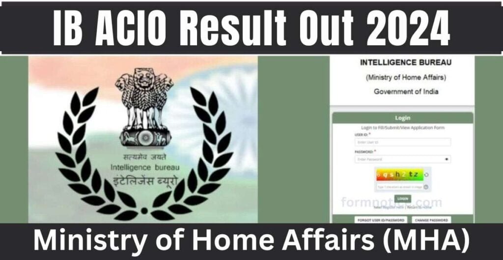 IB ACIO Result 2024 Out, Check Here Direct Link Here