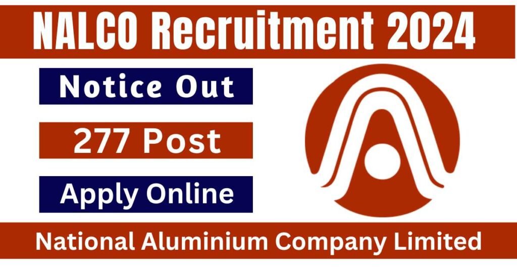 NALCO Recruitment 2024 Notice Out Apply Online Best Job