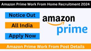 Amazon Prime Work From Recruitment