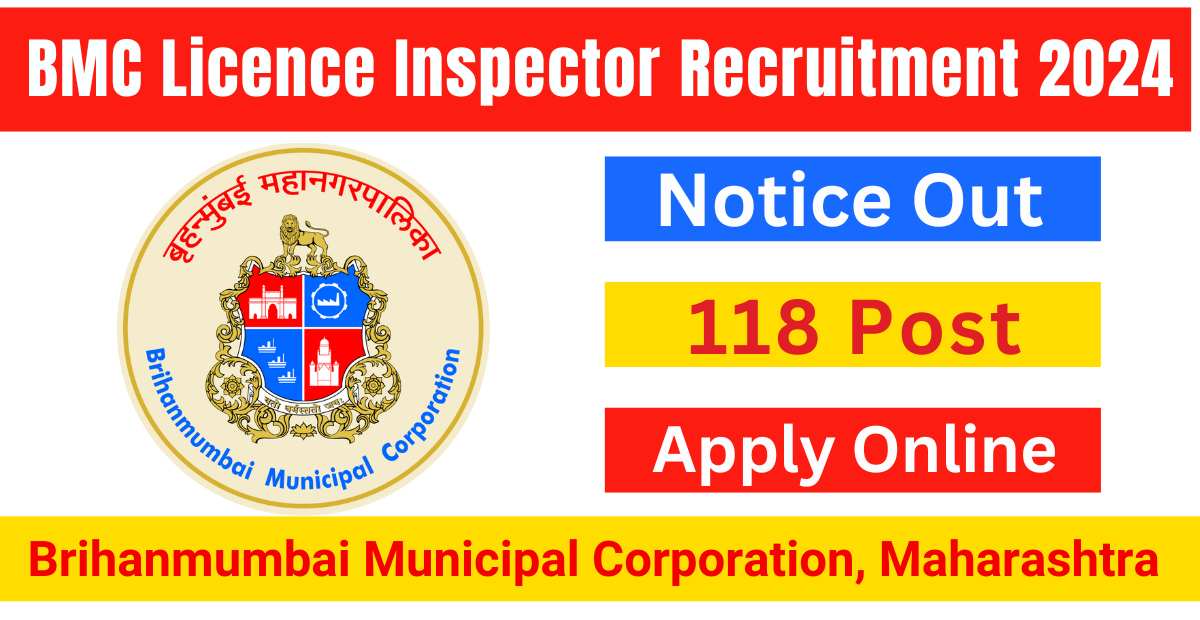 BMC Licence Inspector Recruitment