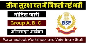 BSF Group A B C Recruitment 2024