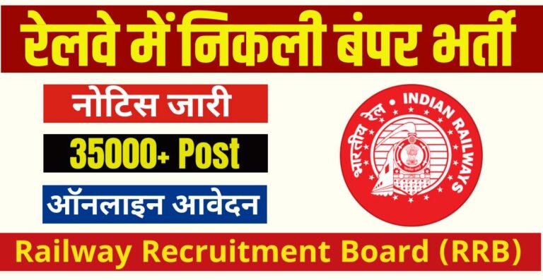 RRB NTPC Recruitment 2024 Notice Out Apply Online Form