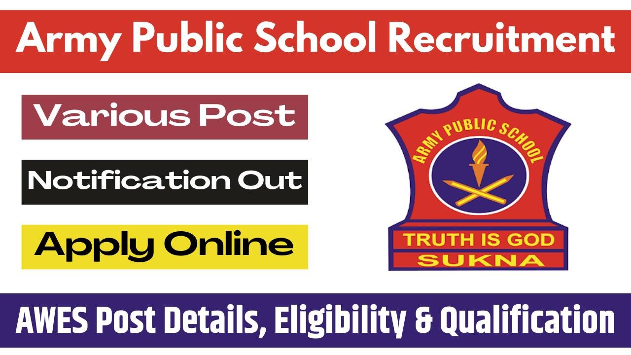 Army Public School Recruitment