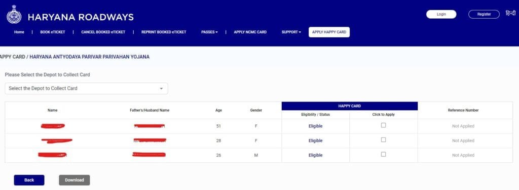 Haryana Happy Card Yojana: 1000 किलोमीटर, मुफ़्त यात्रा कार्ड बनवाएं, ऑनलाइन आवेदन शुरू 2