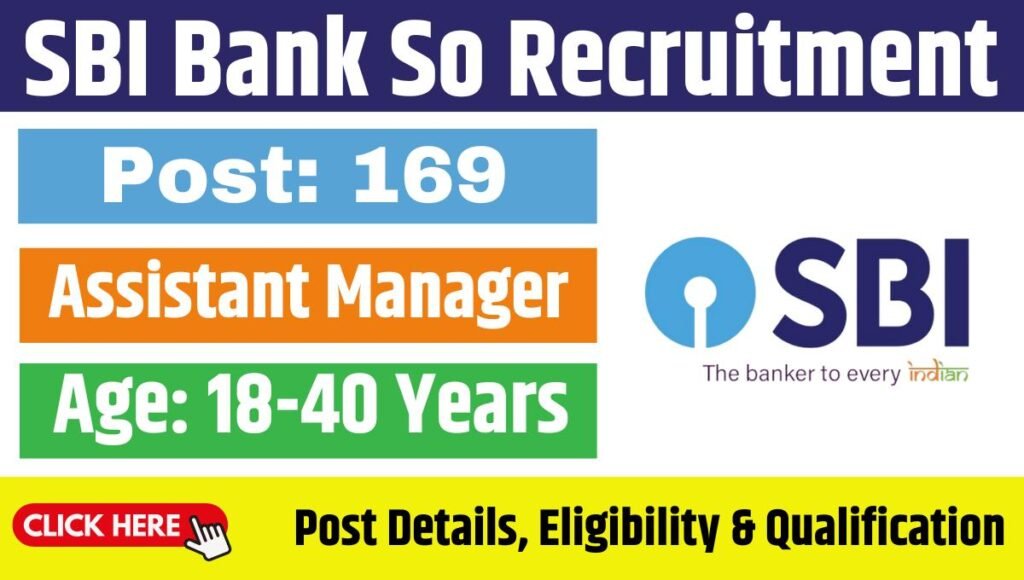 SBI Bank SO Assistant Manager (Engineer) Recruitment