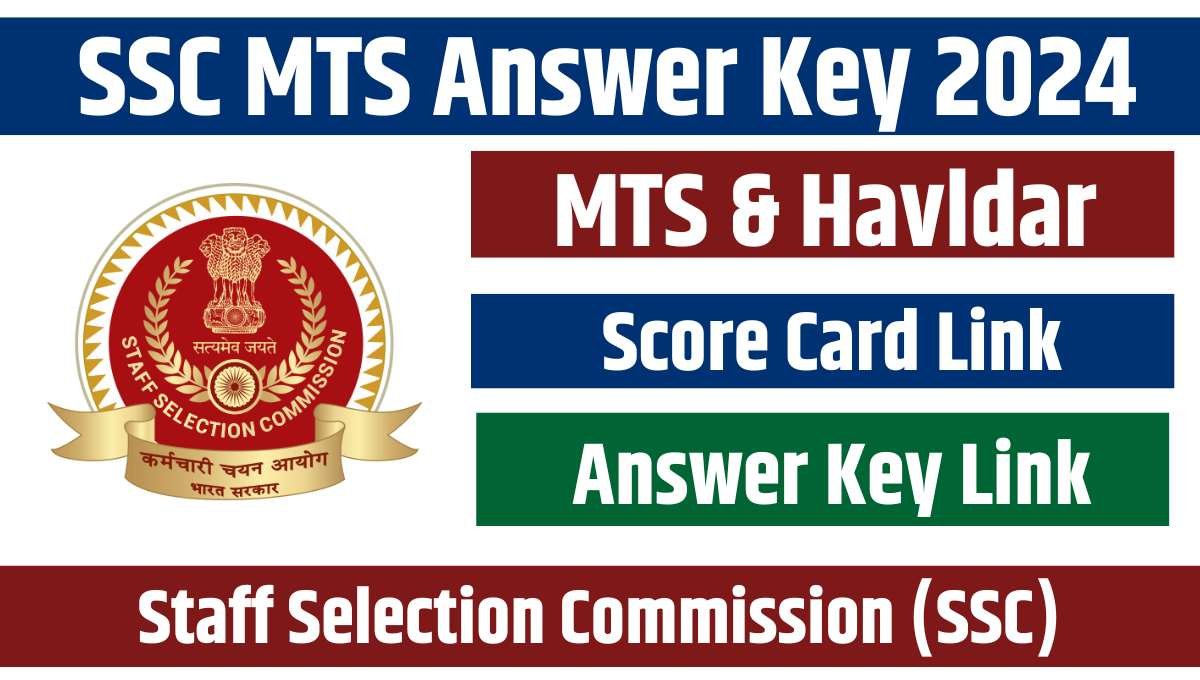 SSC MTS Answer Key 2024