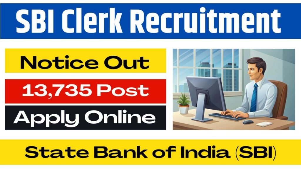 Sbi Clerk Recruitment Notice Out For Post Eligibility Details Apply Online Form