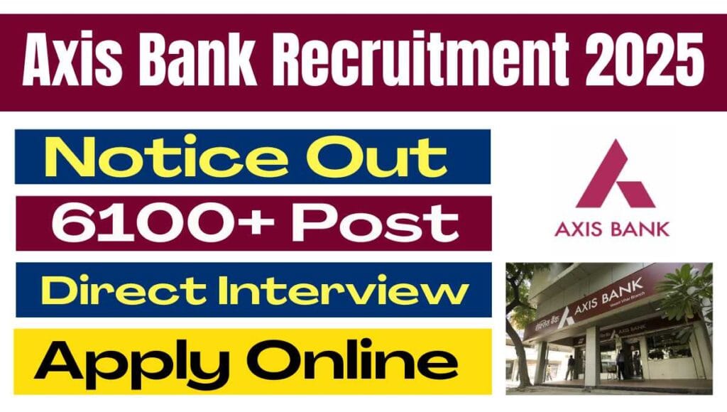 Axis Bank Recruitment